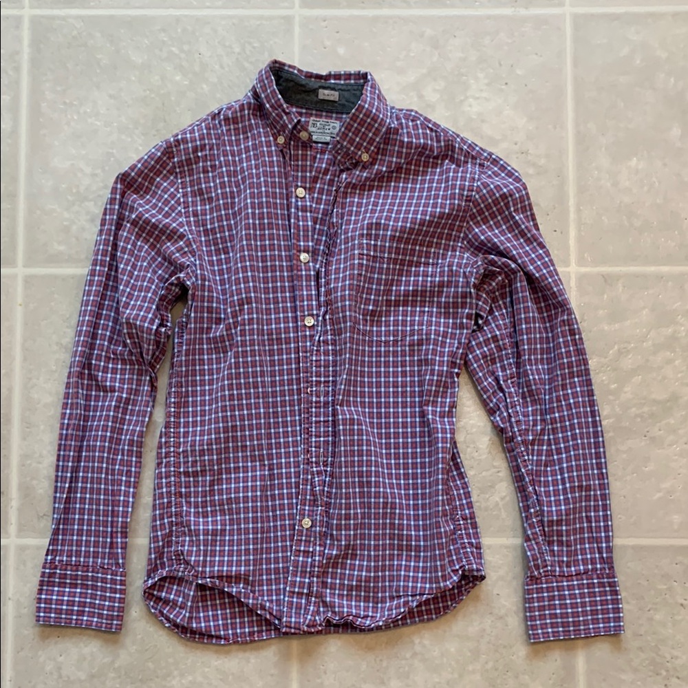 J Crew Men's Checkered Shirt